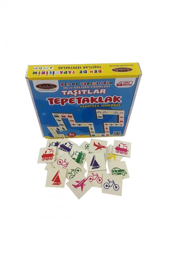Zeka ve Dikkat Geliştiren Oyunlar I Tepetaklak Taşıtlar +5 Yaş - 5