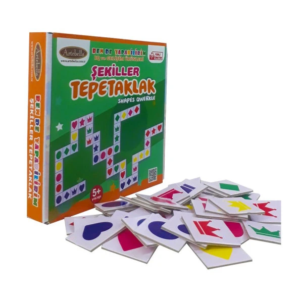 Zeka ve Dikkat Geliştiren Oyunlar I Tepetaklak Şekiller +5 Yaş - 2