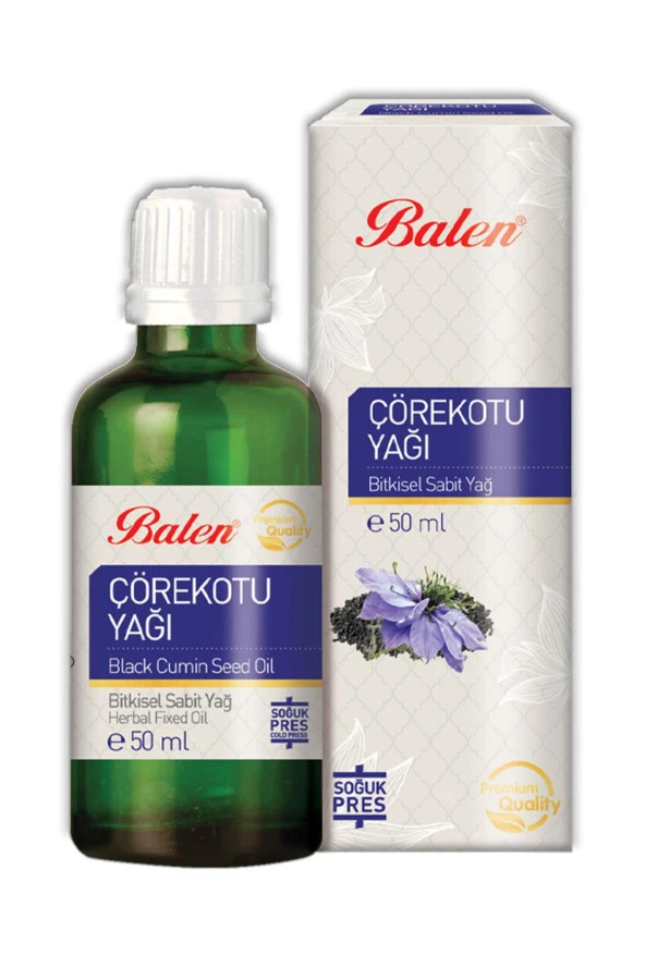 Balen Çörekotu Yağı Soğuk Pres 50 ml