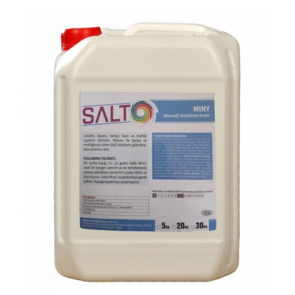 Salto (Cif) Mineralli Krem Ovma Sıvısı 5 Kg