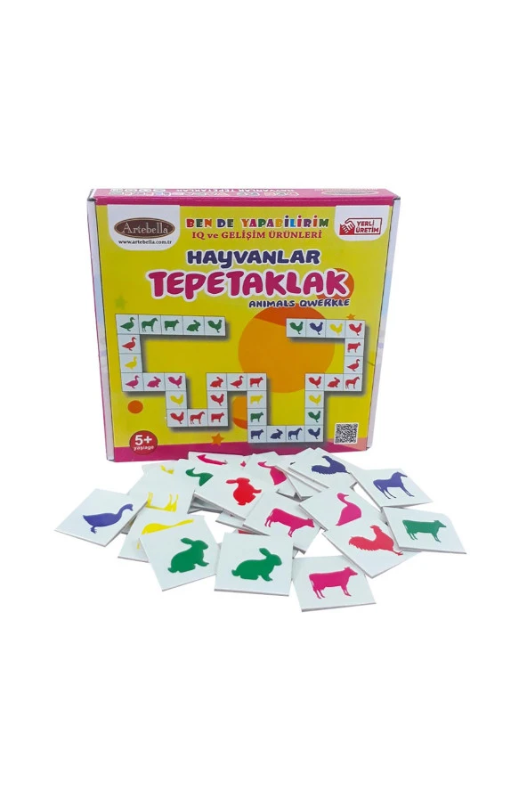 Zeka ve Dikkat Geliştiren Oyunlar I Tepetaklak Hayvanlar +5 Yaş - 5