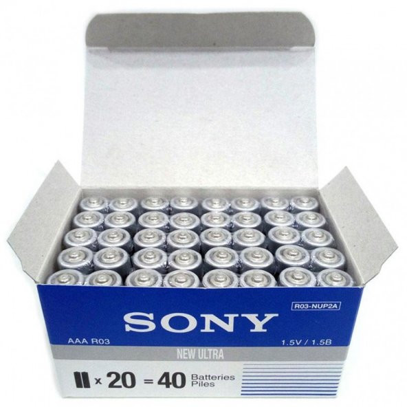 Sony AAA 40 Adet Kumanda Pili
