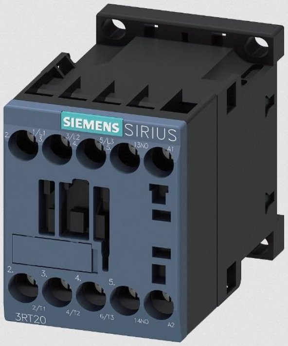 SIEMENS 3RT2015-1AB01 Sirius Kontaktör 7A 24V AC 3kW 3NO