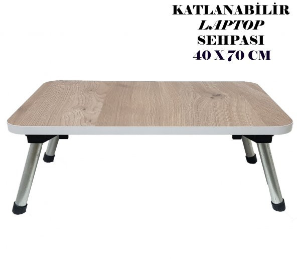 Notebook Laptop Masası Çalışma Masası Servis Masası 40x70 cm - 7
