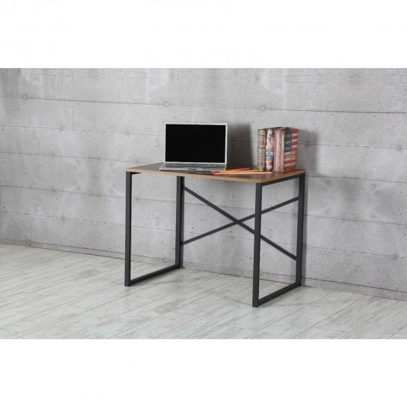 Çalışma Masası-Laptop Masası Ceviz 90x60 cm Ücretsiz Kargo