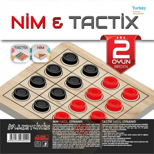 Nim / Tactix Anaokulu Yaş Grupları İçin Zeka Oyunları