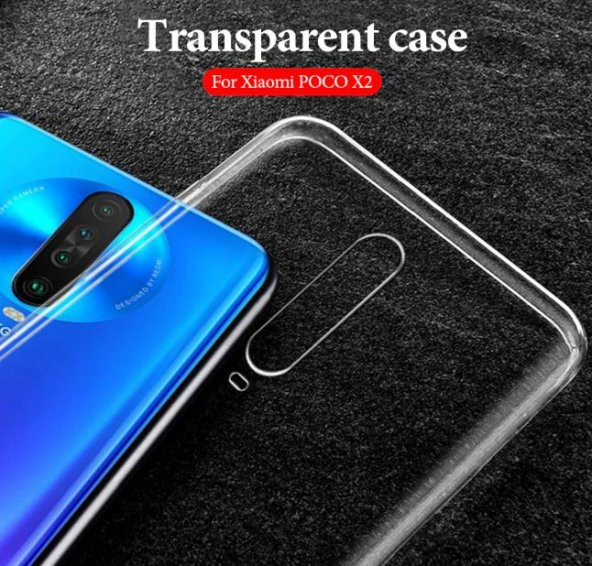 Xiaomi Redmi K30 İnce Esnek Sararmaz Şeffaf Süper Silikon Kılıf - 10