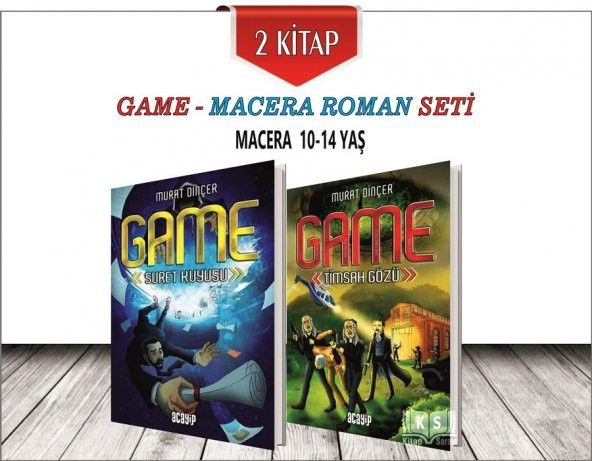 Game Macera Roman Seti 2 Kitap Murat Dinçer Acayip Kitaplar