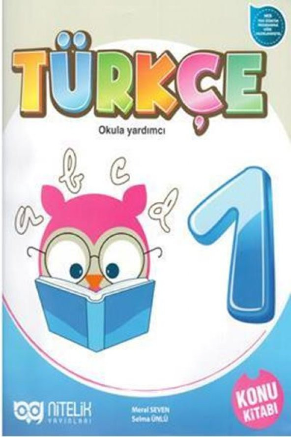 1. Sınıf Türkçe Okula Yardımcı Konu Kitabı Nitelik Yayınları