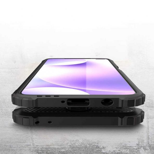Xiaomi Redmi K30 Kamera Korumalı Armor Hybrid Zırh Kılıf - 4
