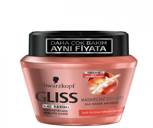 Gliss Bakım Maskesi Magnificent Strenght 200 ML