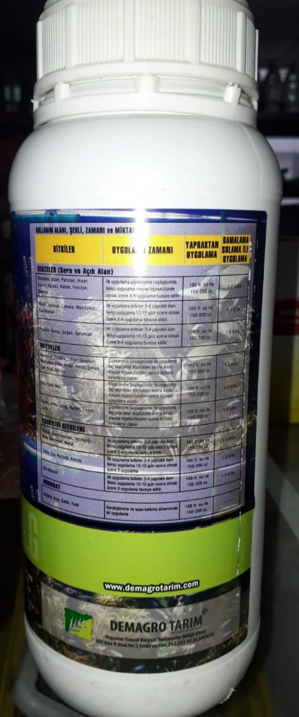 Demalg Organik Sıvı Deniz Yosunu 1 Lt. - 3