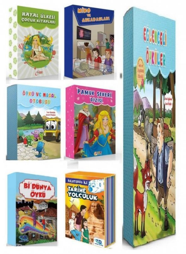 3. ve 4. Sınıf Hikaye Setleri 7 Kutu 47 Kitap