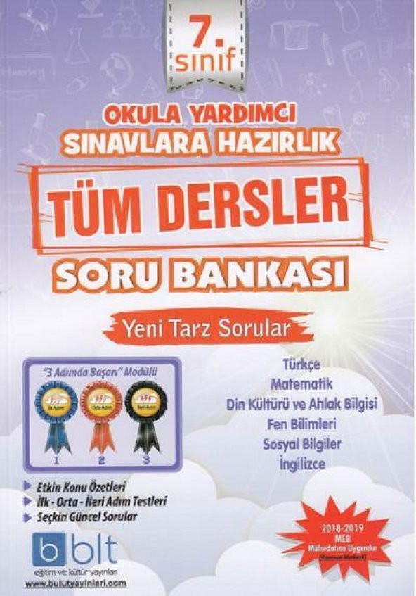 Bulut Eğitim 7. Sınıf Tüm Dersler Soru Bankası YENİ