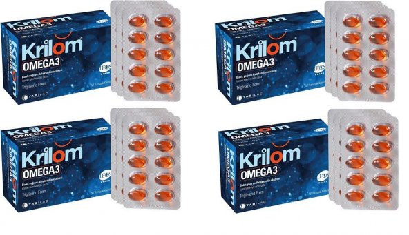 Krilom Omega-3 50 Yumuşak Kapsül-4 ADET-SKT:10/2023