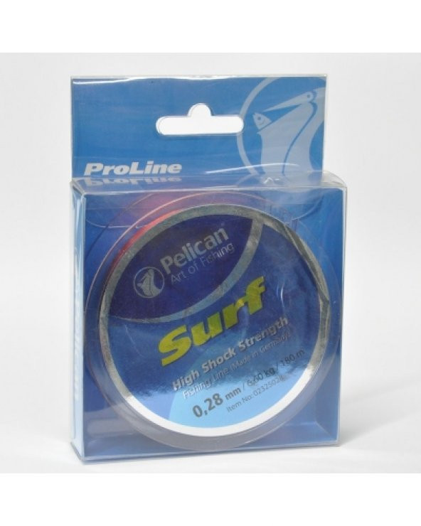 Pelıcan Surf Naylon Kırmızı Misina 0,40 MM 13,15 KG 180 M