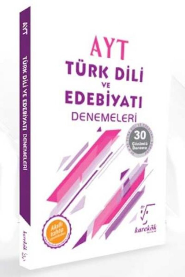 Karekök AYT Türk Dili ve Edebiyatı Çözümlü 30 Deneme