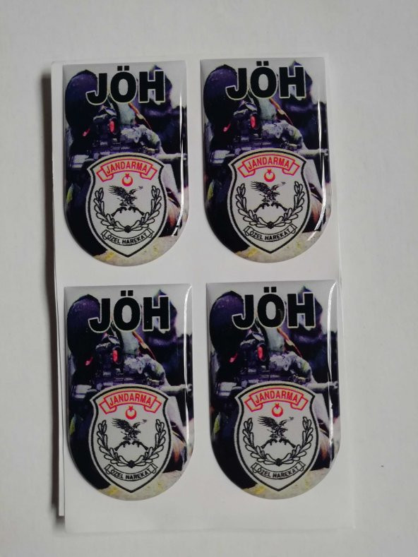Şarjör Sticker - ( 4 Adet ) JöH Silah Şarjör Altı Yapıştırması Ku