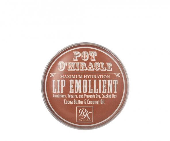 Ruby Kisses Pot OMiracle Dudak Nemlendiricisi - Hindistan Cevizi  Kakao Yağı 10 gr