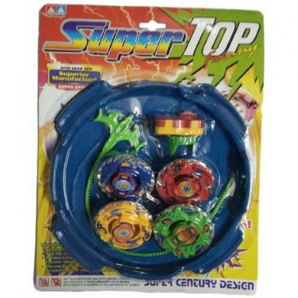 Arenalı  4Lü Oyuncak Beyblade Süper Beyblade - 1