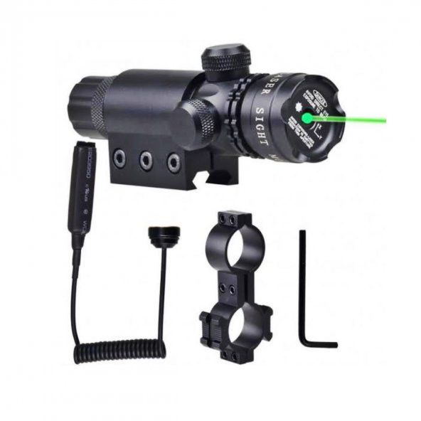 Yeşil Tüfek Lazeri Şarjlı Lazer Pointer