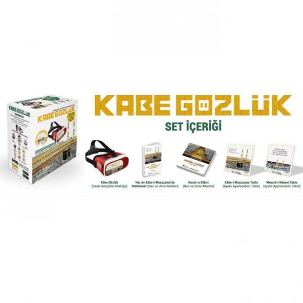 Kabe Görüntülü 3D Sanal Gerçeklik Gözlüğü Mekke Medine Ziyaret Seti - 3