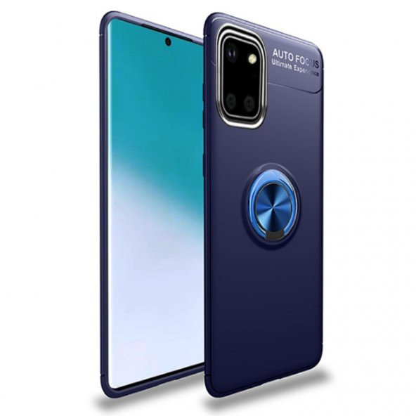 Galaxy A81 (Note 10 Lite) Yüzüklü Standlı Kamera Korumalı Kılıf - 3