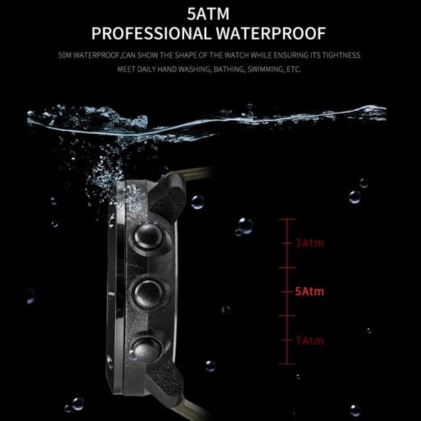 Smael 1711 Gold Tasarım Dijital Erkek Kol Saati Su Geçirmez Spor - 3