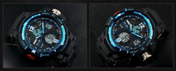 Skmei 1148 Erkek Kol Saati Analog Dijital Spor Saat - 5