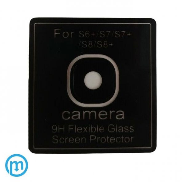 Samsung S6+/S7/S7+/S7Edge/S8/S8+ Uyumlu Kamera Koruyucu Lens Glass Film 0.2mm