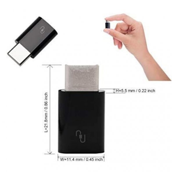 Xiaomi Type-C Dönüştürücü Adaptör-Micro USBden USB Type-C - 4