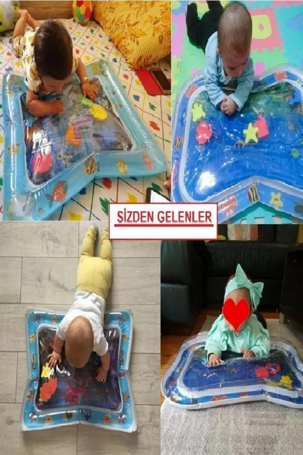 Bebek Su Oyun Matı ve Bebekler için Eğlenceli Su Oyun Matı - 8