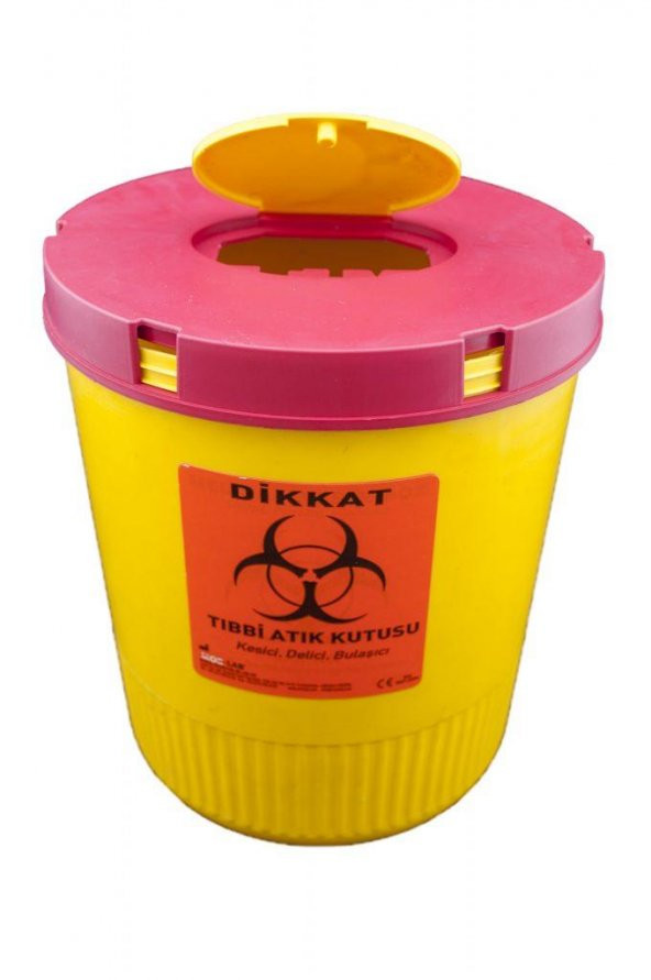 tıbbi atık kutusu 2 lt 50 adet Ücretsiz kargo ürün görseli