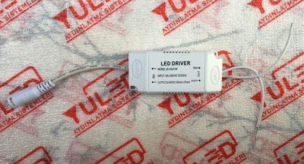 10 Adet 8-24w - Watt Led Panel Driver Trafo Balans - Power Led Sürücü - Spot Panel Cob Led 300 Amper - 3