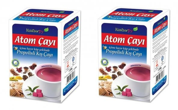 2 Kutu Naturpy Atom Çayı Propolisli Kış Çayı 150 x 2 Gr