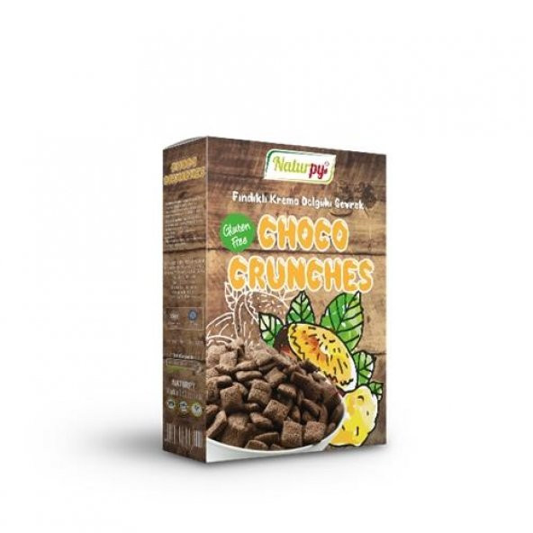 Choco Grunches Fındıklı Krema Dolgulu Gevrek Glutensiz 225 Gr
