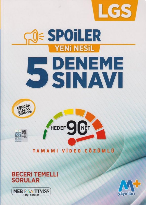 Martı 8. Sınıf LGS Spoiler 5 Deneme Sınavı