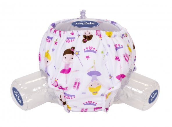 Sevi Bebe Lüks Alıştırma Külotu - Prenses Desen 2 No (15-20 Kg) - 2