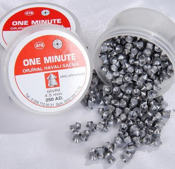 ONE MINUTE Havalı Saçma 4,5 mm (250 ad.)