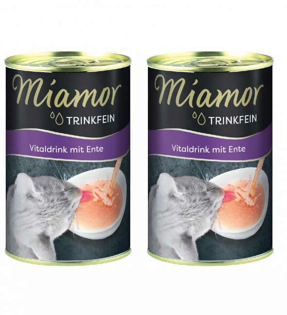 Miamor Ördek Etli Sıvı Desteği Kedi Çorbası 135 Ml x 2 Adet