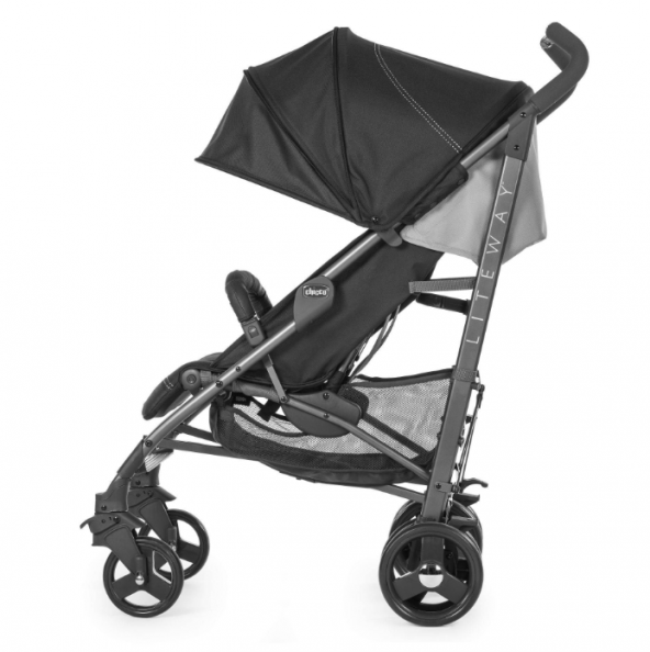 Chicco Lite Way 3 Top Bebek Arabası Jet Black - 3