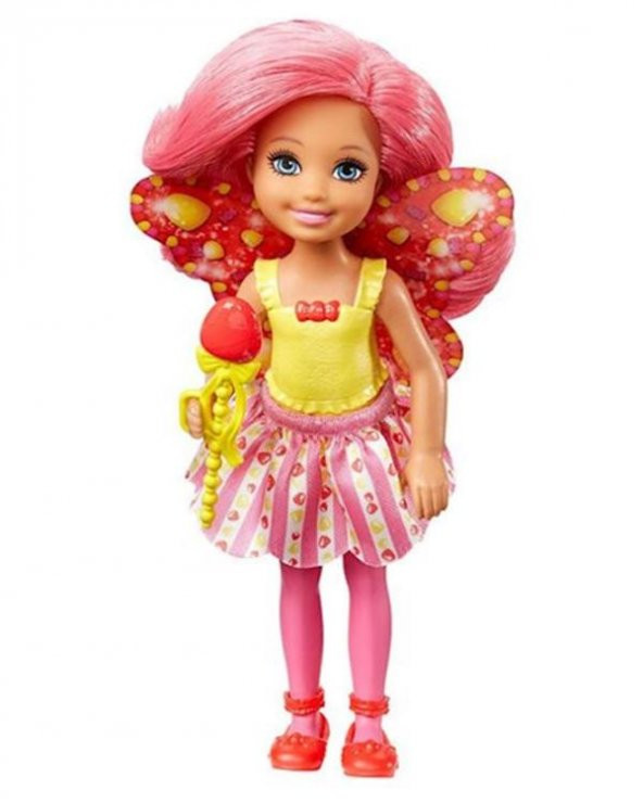 Barbie Chelsea Peri Bebekler Sarı DVM90