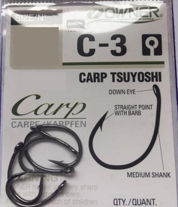 Owner 53263 C-3 Carp Tsuyoshi İğne