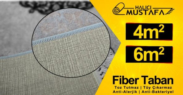 FİBER TABAN KAYMAZ TABAN HALI (4m2 & 6m2) - 3