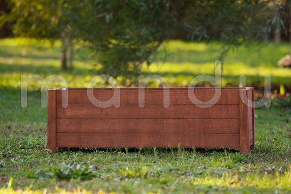 MANDU 114x38 Dekoratif Ahşap Saksı - 2