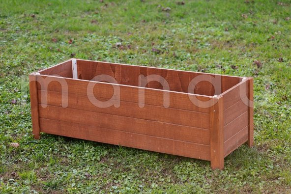 MANDU 114x38 Dekoratif Ahşap Saksı - 3
