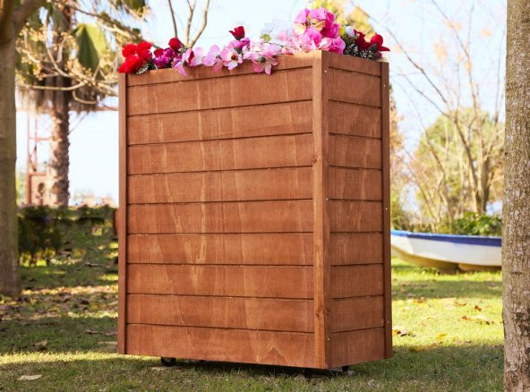 MANDU Maxi Boy Dekoratif Ahşap Saksı - 3