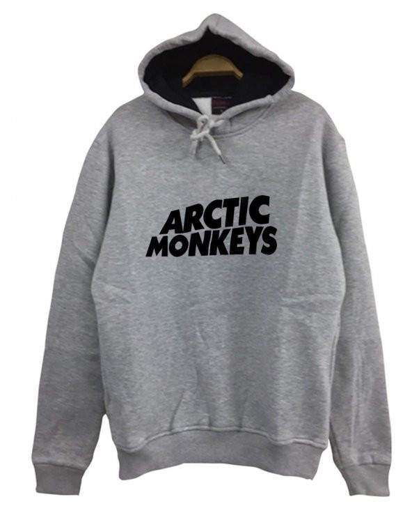 Arctic Monkeys Baskılı Kapüşonlu Sweatshirt