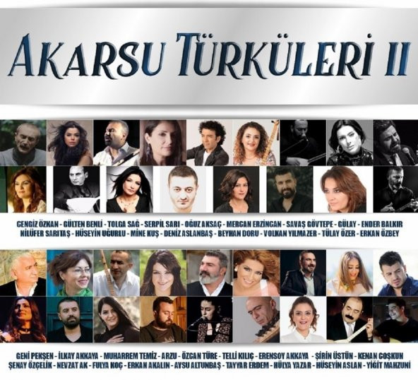 AKARSU TÜRKÜLERİ 2 - ÇEŞİTLİ SANATÇILAR (2 CD)
