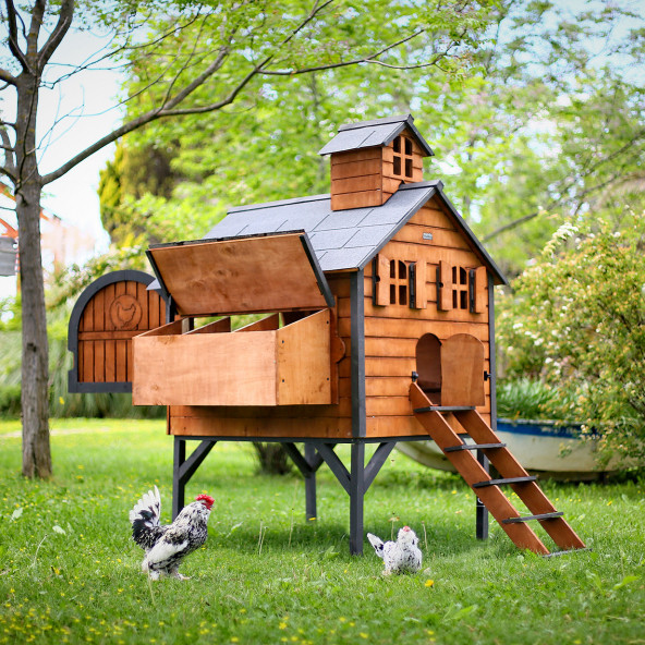 Mandu Ahşap Tavuk Kümesi (Maks.16 Tavuk) - 3